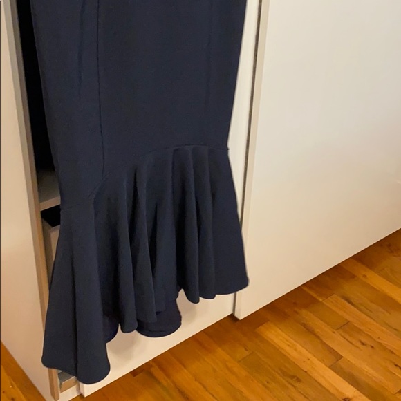 Maggy London navy fitted midi dress - Picture 5 of 5